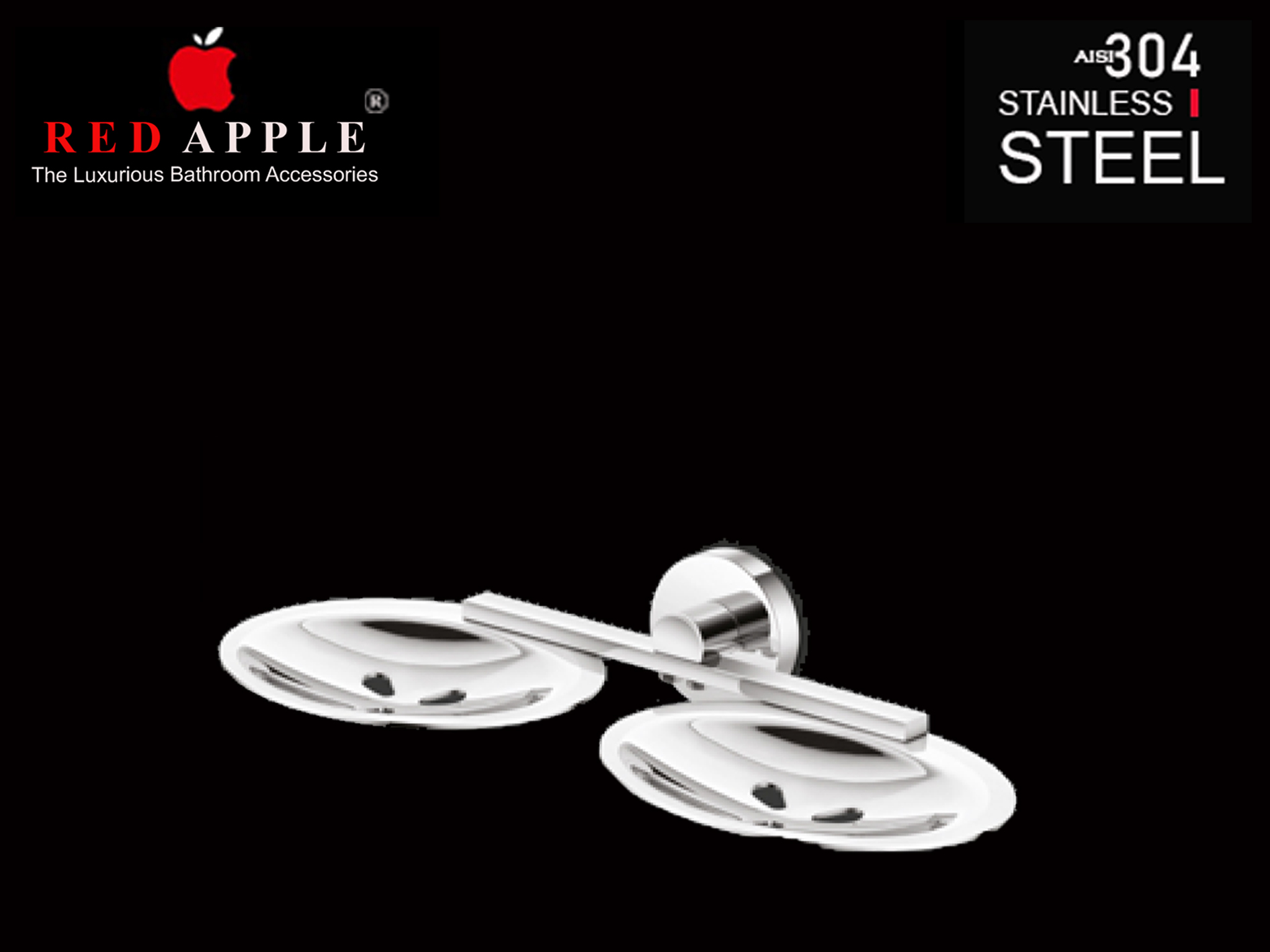 double-soap-dish-hudson-chrome-finish-black